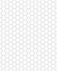 Honeycomb seamless pattern, vector