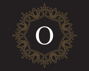 O Monogram Vintage Classic Letter Logo for Luxury  Business