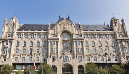 Gresham Palace in Budapest, Hungary.
