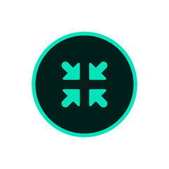 Obraz premium Colorful CC Button