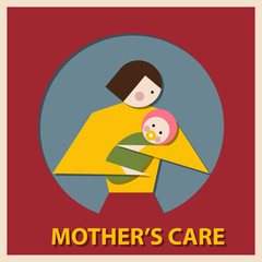 A mother's care. - 109963982