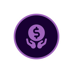 Fototapeta premium Colorful CC Button