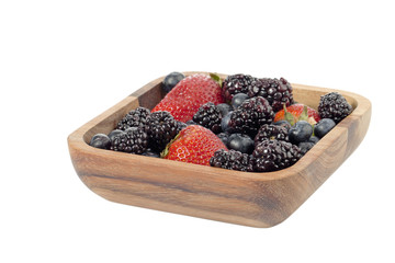 a bowl of berries