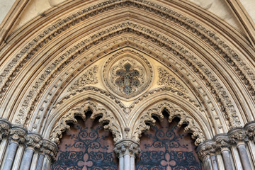 Fototapeta premium Entrance to Ely cathedral