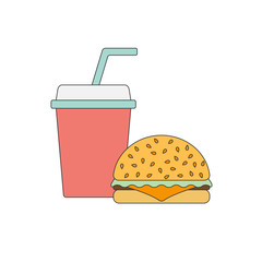 American food concept