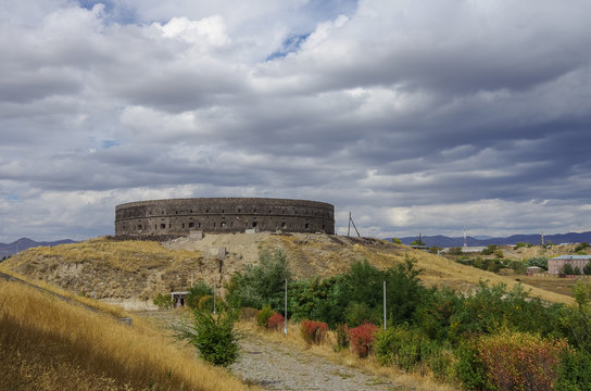 Black Fort. Old russian fortress in Gyumri, Armenia