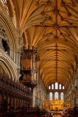 Fototapeta premium Interior view of Ely Cathedral