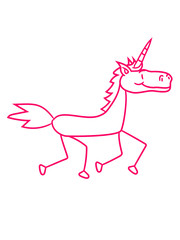 unicorn unicorn comic cartoon riding gallop pony horse funny sweet cute