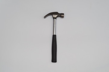 small claw hammer with metal handle
