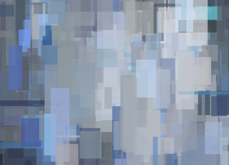 Fototapety  Szary niebieski abstrakcyjny obraz geometryczny