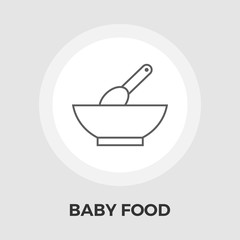 Baby Food Flat Icon