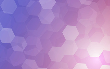 Purple hexagons art background abstract vector pan tone