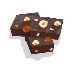 Dark Chocolate with hazelnuts