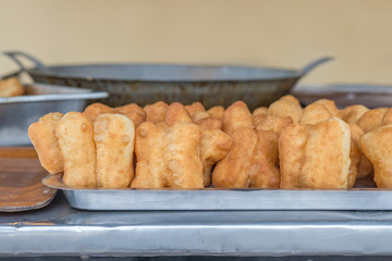 Deep-fried dough stick; Chinese donut; chinese bread stick.