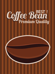 Coffee bean poster