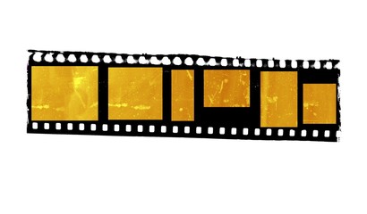 Grunge sepia film strip frames background
