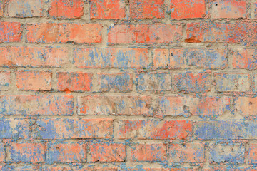 Brick texture with scratches and cracks