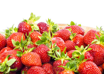strawberry on white background