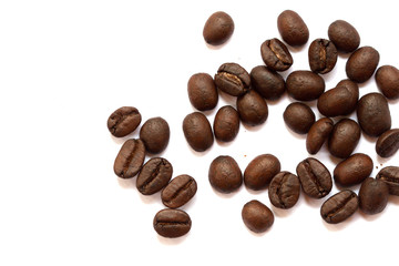 roasted coffee beans, can be used as a background