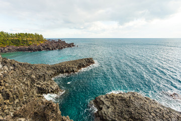 Jungmun Daepo in Jeju Island, South Korea