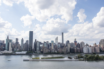 View at Manhattan from Long Island City, New York, USA