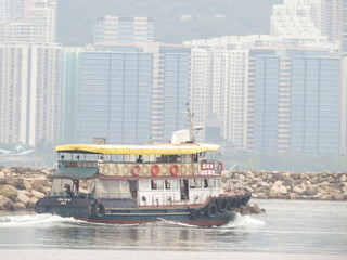 Boat of Victoria Harbour