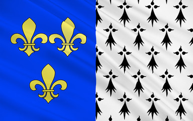 Flag of Brest, France