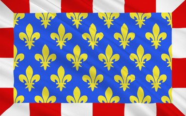 Flag of Indre-et-Loire, France