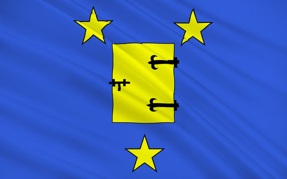 Flag of Ussel, France