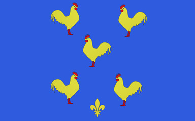 Flag of Yssingeaux, France