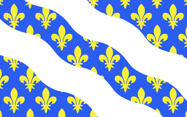 Flag of Yvelines, France