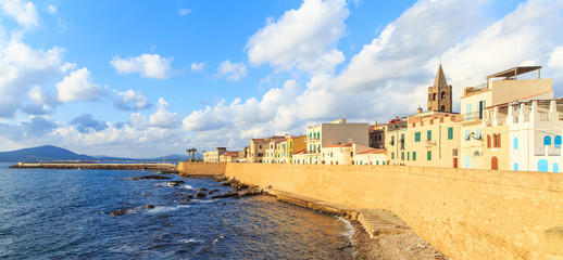 View of a promenade in Alghero, Sardinia © Marcin Krzyzak