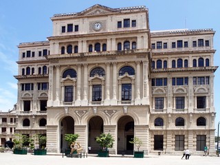 Fototapeta na wymiar The Chamber of Commerce building in Old Havana, Cuba