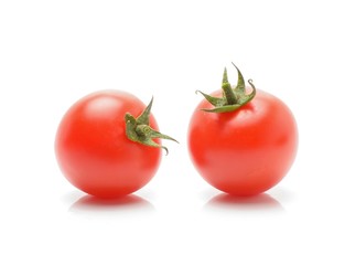 Tomatoes isolated on white background