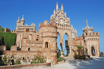 Fototapeta na wymiar Colomares castle, Andalucia