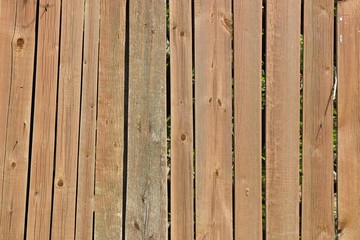 bright wooden old fence boards
