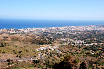 Obraz premium View from Ronda in Andalucia