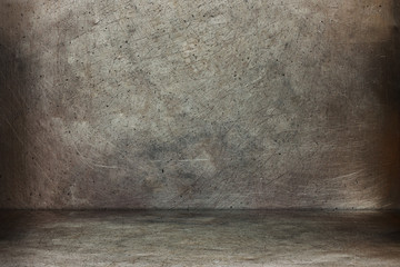Steel wall and floor texture for pattern and background