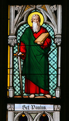 Stained Glass - Saint Paul in Prague Cathedral