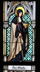 Stained Glass - Blessed Gisela of Hungary © jorisvo