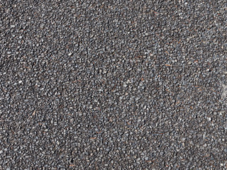 dark gravel on the dirt road