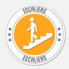 Logo escaliers.