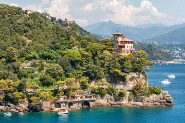 Cape near Portofino, Italy.