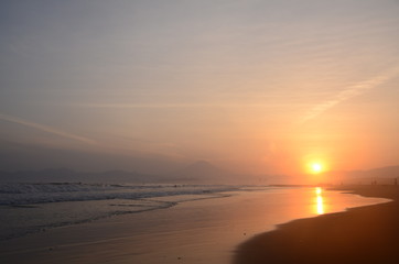 湘南の夕日