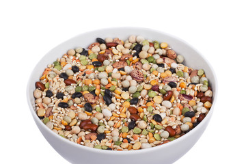 image of food grains in bowl.