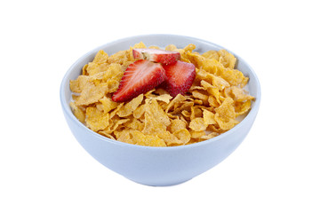 corn cereals with strawberry
