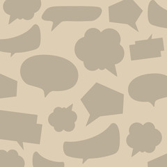 Vector Illustration of an Abstract Background with Speech Bubbles