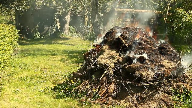 Feu de jardinage