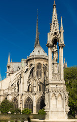 Fototapeta na wymiar The catholic Notre Dame cathedral.
