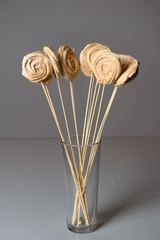 Delicious sweet buffet with cupcakes. Sweet holiday buffet with